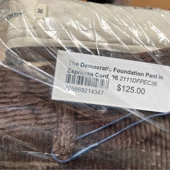 Taylor Stitch The Democratic Foundation Espresso Brown Cords Pants Variety Sizes - Picture 11 of 13
